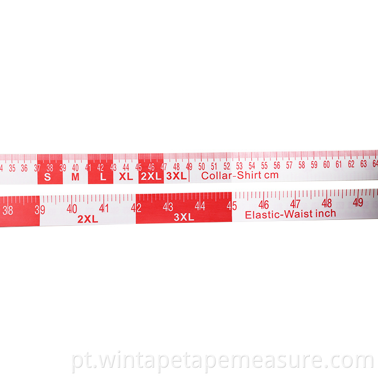 Fita métrica de marca para impressão de 150 cm novidade dentista presente medição de gordura corporal com seu logotipo ou nome
